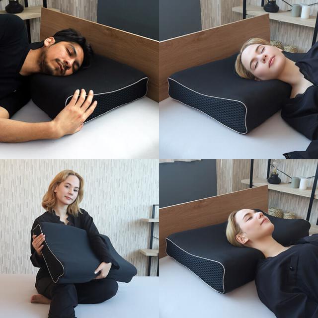 高級感のある黒い枕カバー