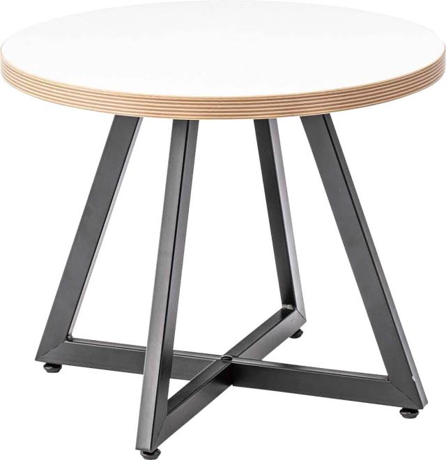 ラウンドサイドテーブルMサイズホワイト