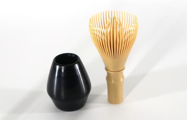 国産茶筅 抹茶用 ふげつ樹脂茶せん【白】