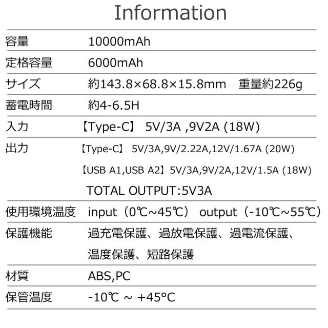 モバイルバッテリー