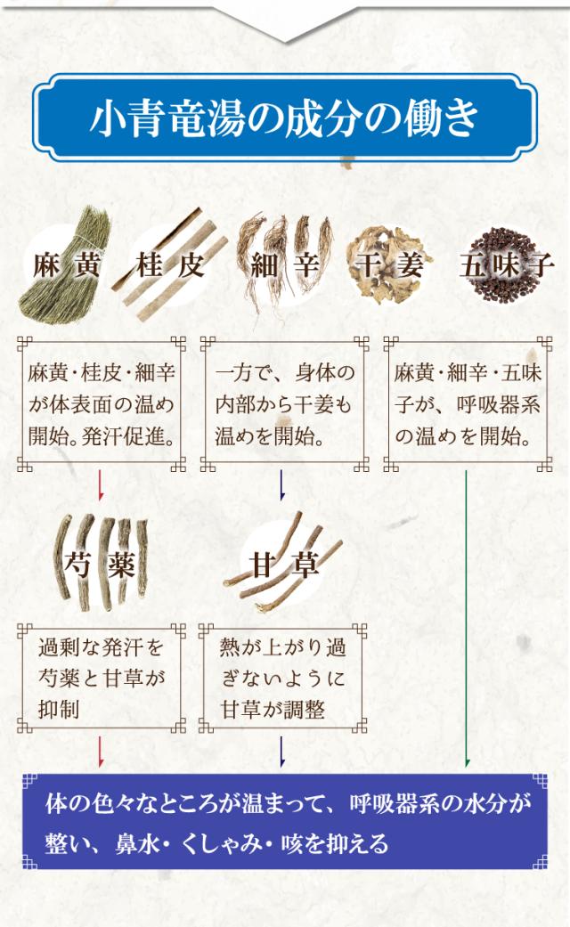 花粉症 鼻水 クラシエ 漢方 小青竜湯 新・ロート アレルギー性鼻炎 気管支炎 気管支ぜんそく