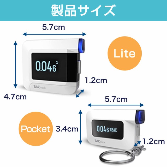 pocket/liteのサイズ寸法