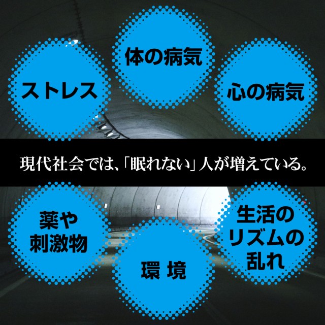 眠れない人が増えている現代社会