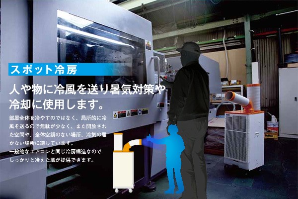 在庫得価 スイデン 熱中症対策 Suiden 代引不可の通販はau PAY マーケット - Livtec リブテック|商品ロットナン スポットエアコン SS-28EJ-1 クールスイファン 1口 スタンダードタイプ 100V スポットクーラー 好評新品