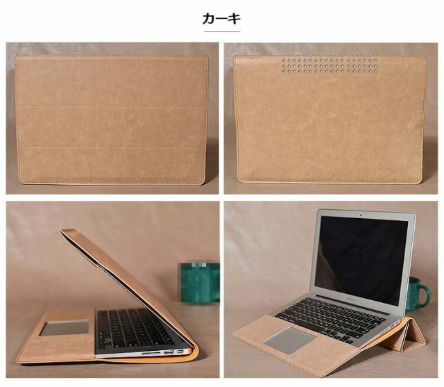 MacBook Pro 16インチ ケース/カバー 手帳型 PU レザー おしゃれ