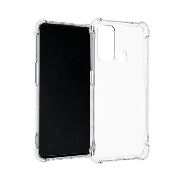 OPPO Reno5 A クリアケース シンプル 耐衝撃 透明 保護ケース