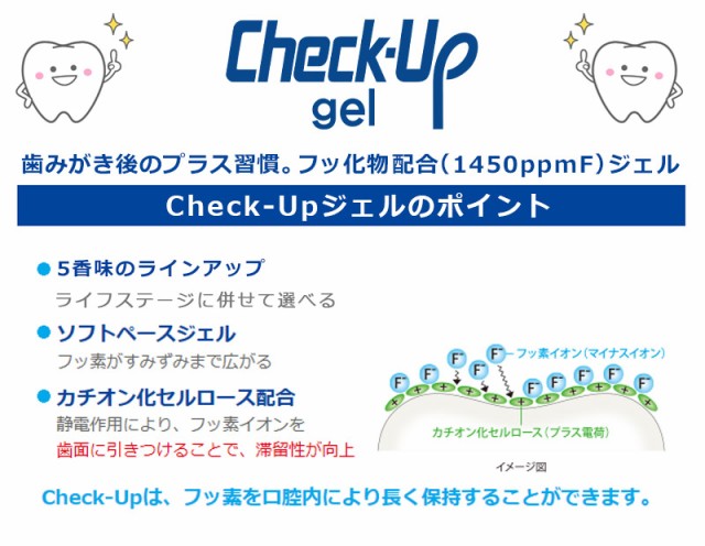 ライオン チェックアップ ジェル ミント 75g Check-Up gel 医薬部外品 × 10本