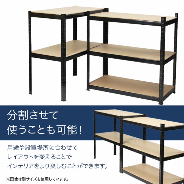 スチール5段ラック 幅120×奥行き45×高さ180cm 耐荷重150kg [RC5