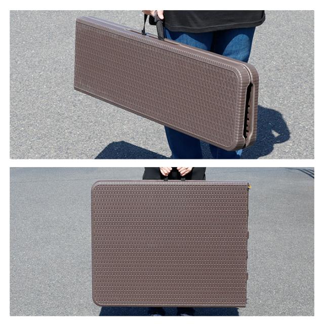 折りたたみ アウトドアテーブル ベンチセット [KM-002RTB