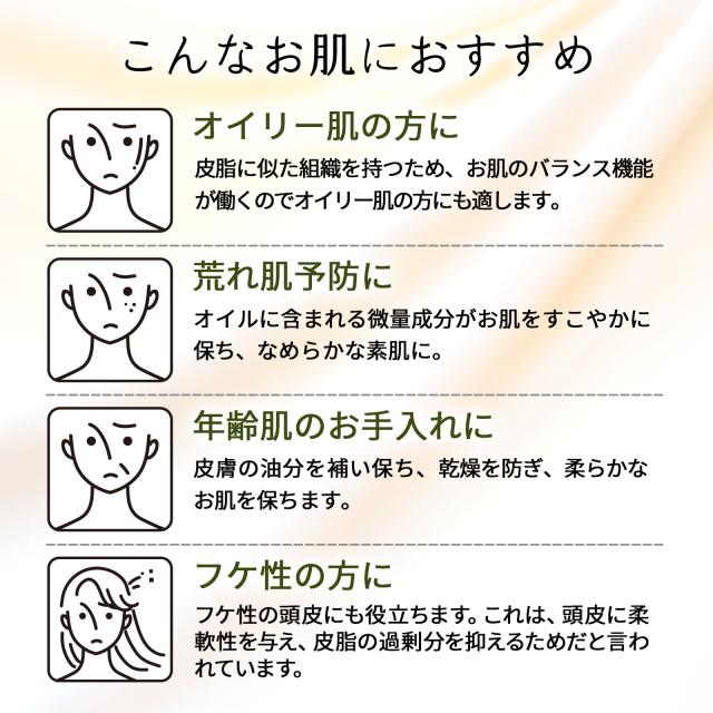 こんなお肌におすすめ オイリー肌 荒れ肌予防 年齢肌のお手入れ フケ性