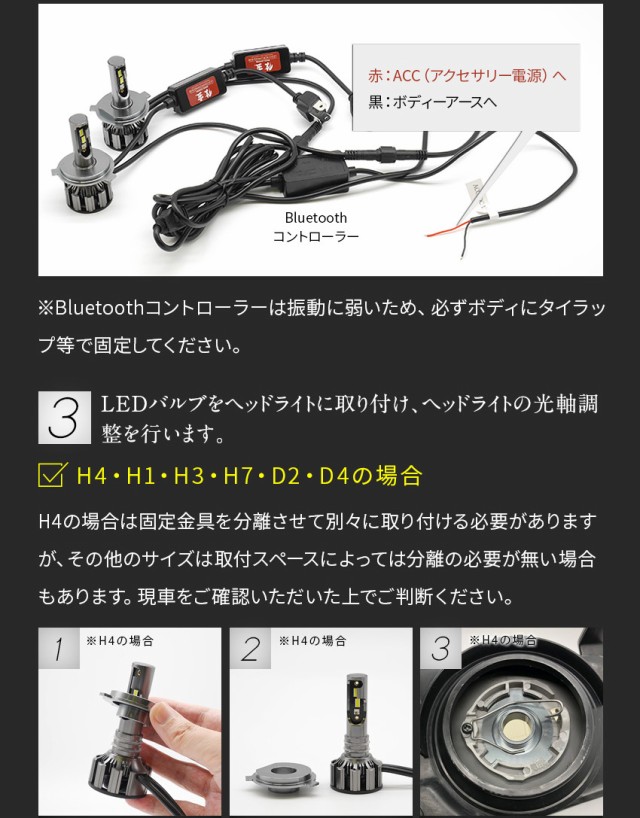 信玄×326POWER Bluetooth搭載 RGB LEDマルチカラーヘッドライト XR326 