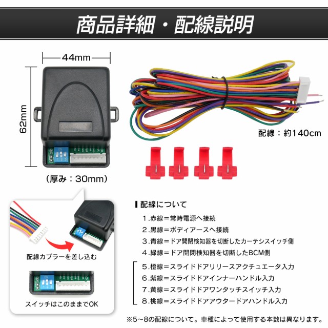 商品詳細・配線説明