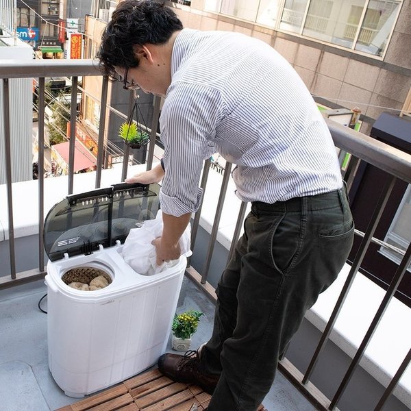 THANKOサンコーSTTWAMN32層式別洗いしま専科3洗濯機 小型二層式節水小型洗濯機別洗いしま専科3