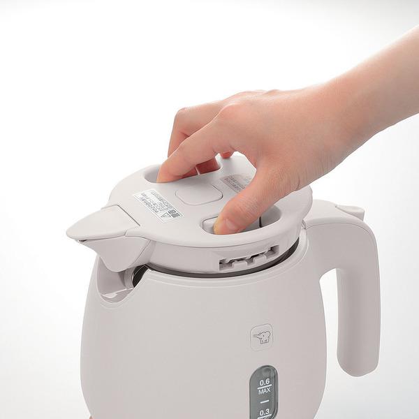 電気ケトルケトルCKSAcksa安全設計コンパクト転倒湯漏れ防止空だき防止ハイパワーすぐ沸く象印電気ケトル0.6L