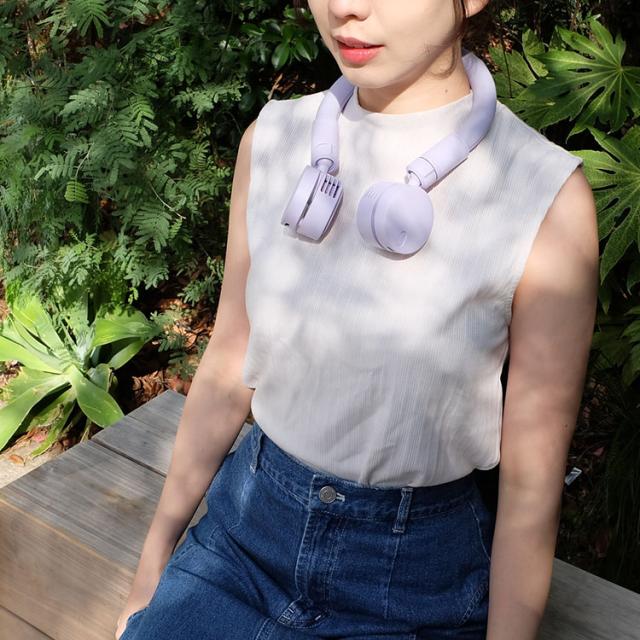 首掛け扇風機ネッククーラーネックファン首掛け扇風機ネックおしゃれ持ち運び小型扇風機風力調節携帯扇風機ミニ扇風機かわいい首掛け扇風機ネッククーラーネックファンiFanCoolNeck