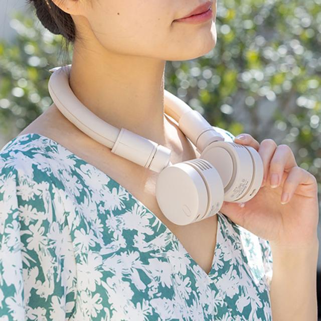 首掛け扇風機ネッククーラーネックファン首掛け扇風機ネックおしゃれ持ち運び小型扇風機風力調節携帯扇風機ミニ扇風機かわいい首掛け扇風機ネッククーラーネックファンiFanCoolNeck