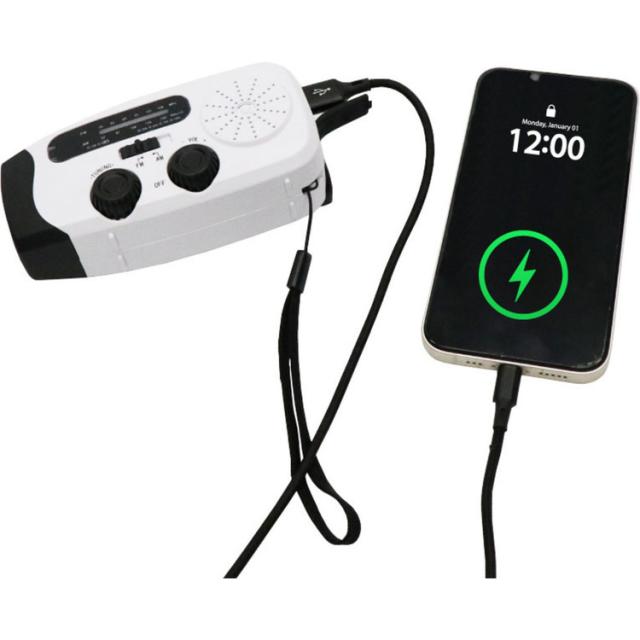 懐中電灯LEDライト充電式災害災害グッズラジオ手回しラジオランタンラジオライトダイナモソーラーラジオライト 