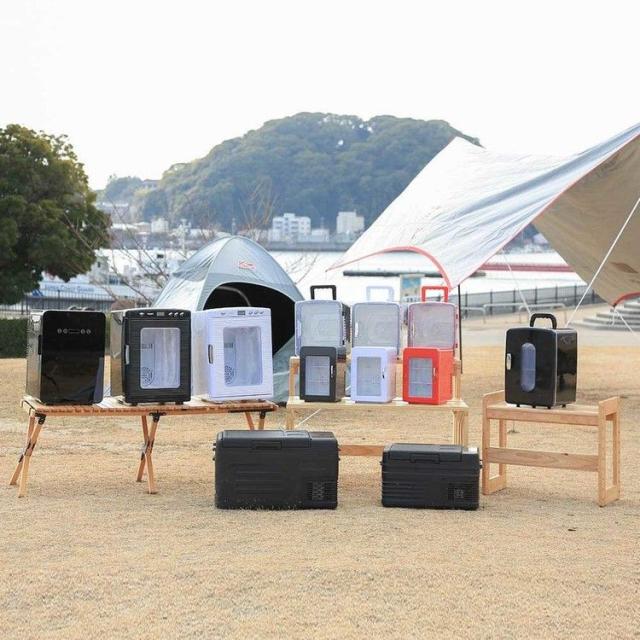 ポータブル冷蔵冷凍庫車載冷蔵冷凍庫サブ冷凍庫保温・冷温庫車載冷蔵庫冷凍庫車載冷蔵冷凍庫22Lブラック 