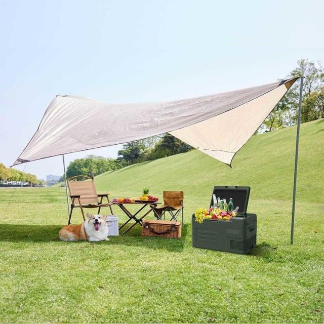 ポータブル冷蔵冷凍庫車載冷蔵冷凍庫サブ冷凍庫保温・冷温庫車載冷蔵庫冷凍庫車載冷蔵冷凍庫22Lブラック 