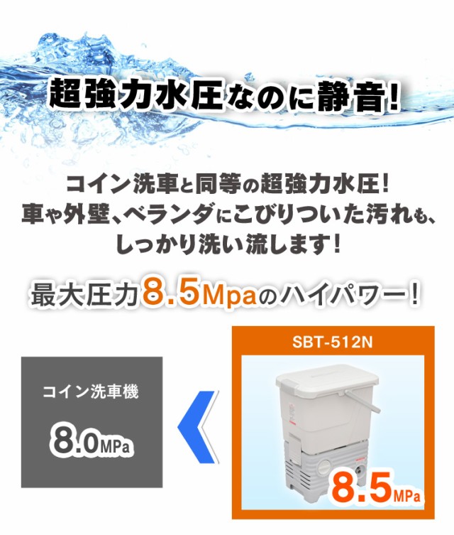 高圧洗浄機 タンク式 12点セット 洗浄機 アイリスオーヤマ 台風 タンク