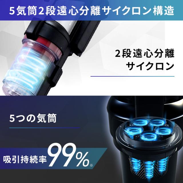 掃除機 コードレス サイクロン アイリスオーヤマ スティック