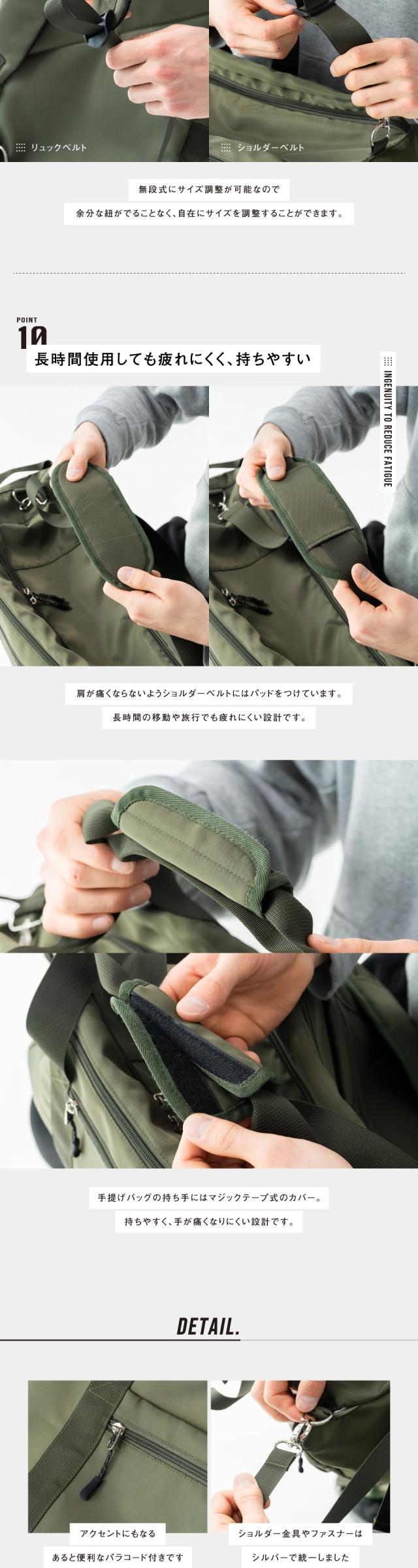 250701 ポリエステル 3WAY スポーツボストンバッグ