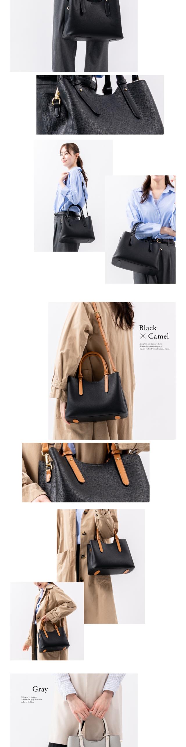 250917 トートバッグ レディース 2way PUレザー MURA