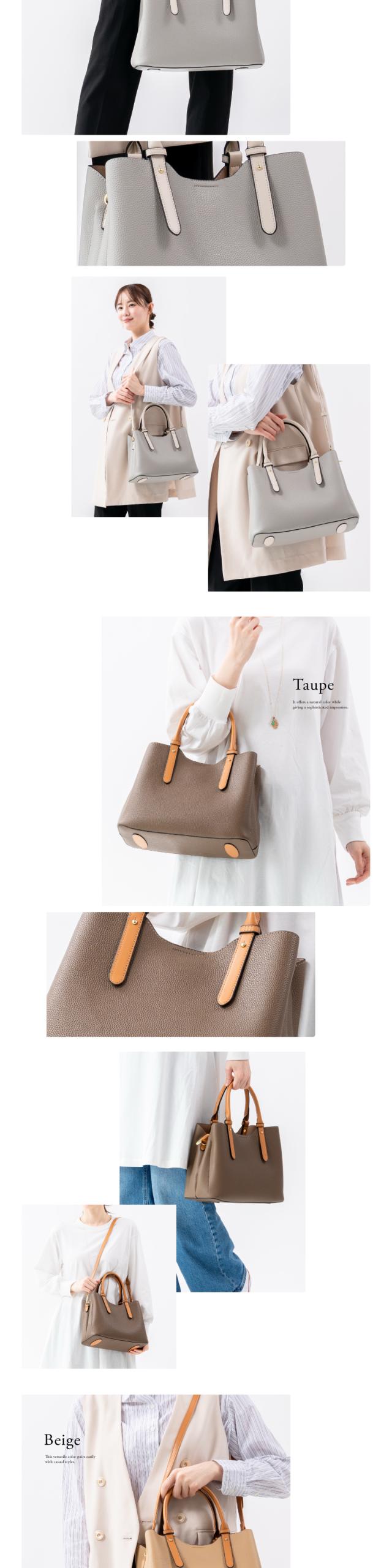 250917 トートバッグ レディース 2way PUレザー MURA