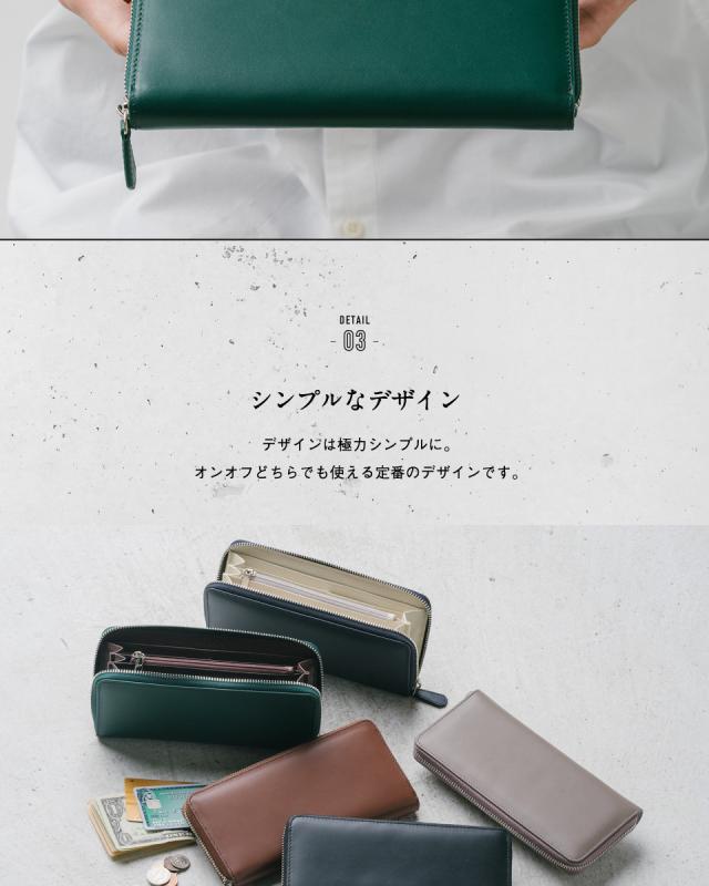長財布 メンズ 本革 スキミング防止機能 財布 イタリアンレザー ラウンドファスナー レザー
