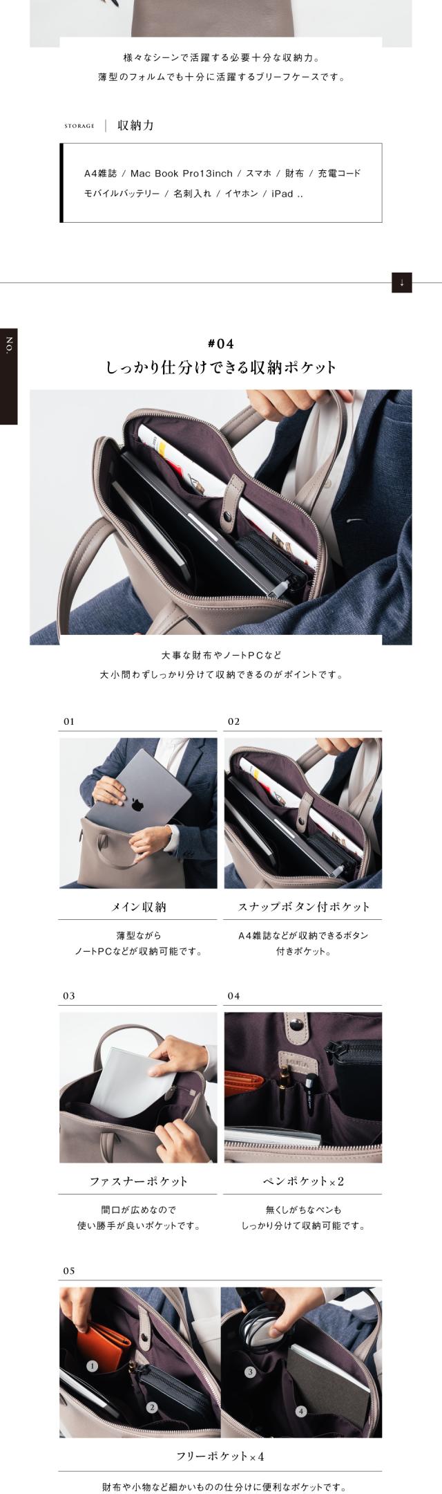cs-28 薄型 ダブルジッパー YKKファスナー 牛革 ビジネス ブリーフケース