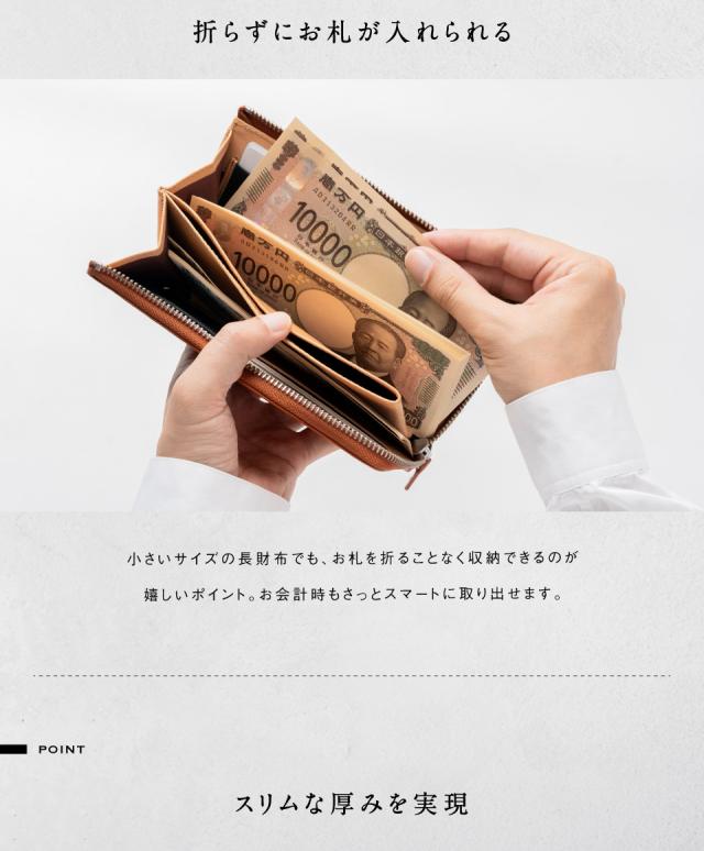 ranova イタリアンレザー ゴムカードポケット コンパクト長財布 MURA