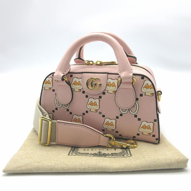 グッチ バッグ ハンドバッグ GUCCI レザー GGマーモント