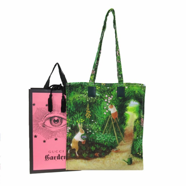 安いそれに目立つ Gucci Garden The Canvas Menagerie 限定品 紙袋付き グッチ ガーデン トートバッグ キャンバス ウサギ ラビット モルモッ 値引きする Onlinesawari Com