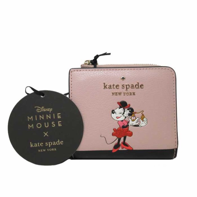 初回限定 注目 コラボ商品 ケイトスペード アウトレット Kate Spade 財布 Wlr 111 レザー ディズニー Disney ミニーマウス 二つ折り財 最安 Farmerscentre Com Ng