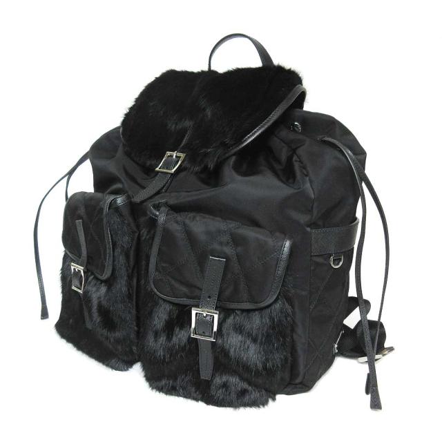 即日出荷 プラダ アウトレット Prada ショルダーバッグ 2vz015 ナイロン ラパン バックパック リュック Tessuto Impuntu Nero メンズ レ 正規店仕入れの Besttraveljapan Com