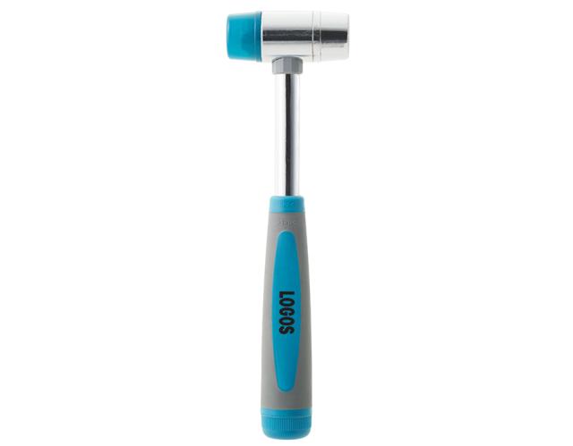 ソフト&ハードのダブルヘッドで打撃面が選べる2WAYハンマー。