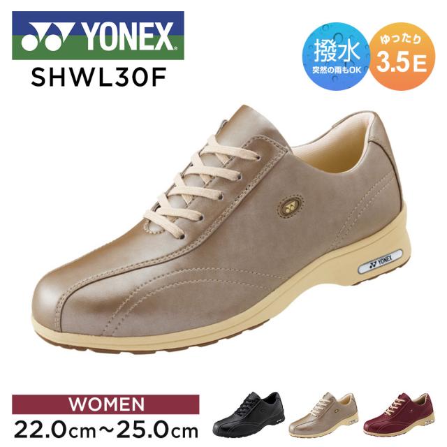 ヨネックス ウォーキングシューズ レディース yonex 3.5e 幅広 撥水 抗菌 防臭 冷感 軽量 軽い 防滑 疲れにくい 履きやすい おしゃれ コンフォートシューズ カジュアルシューズ スニーカー 靴 シューズ 黒 ブラック レッド パールカーキ YONEX パワークッションL30F SHWL30F