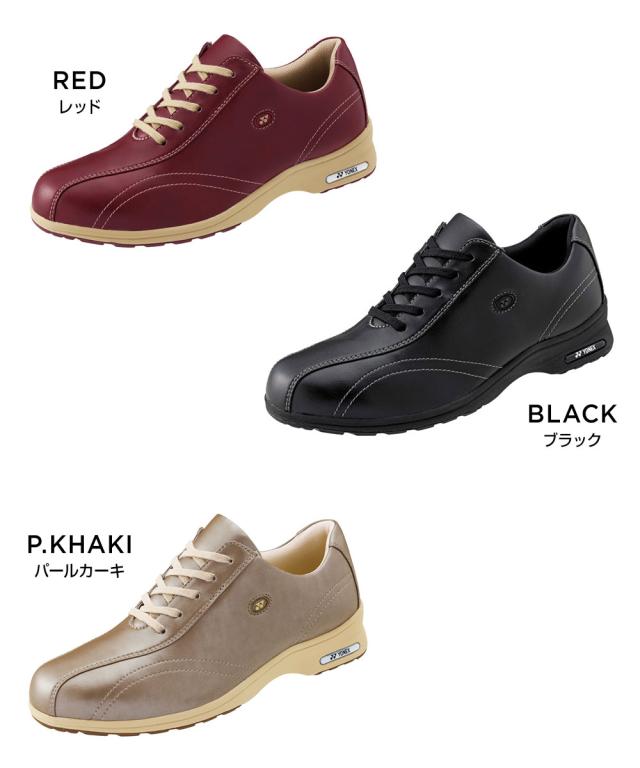 ヨネックス ウォーキングシューズ レディース yonex 3.5e 幅広 撥水 抗菌 防臭 冷感 軽量 軽い 防滑 疲れにくい 履きやすい おしゃれ コンフォートシューズ カジュアルシューズ スニーカー 靴 シューズ 黒 ブラック レッド パールカーキ YONEX パワークッションL30F SHWL30F