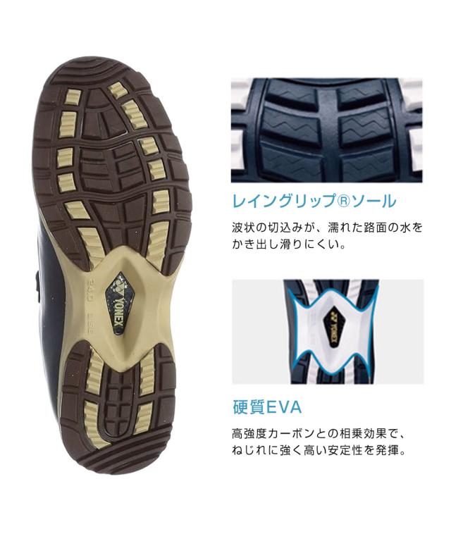 ヨネックス ウォーキングシューズ メンズ yonex 3.5e 幅広 撥水 軽量 軽い 防滑 抗菌 防臭 疲れにくい 履きやすい コンフォートシューズ カジュアルシューズ スニーカー 紳士 靴 シューズ 黒 ブラック ネイビーブルー ダークブラウン YONEX パワークッションM21N SHWM21N