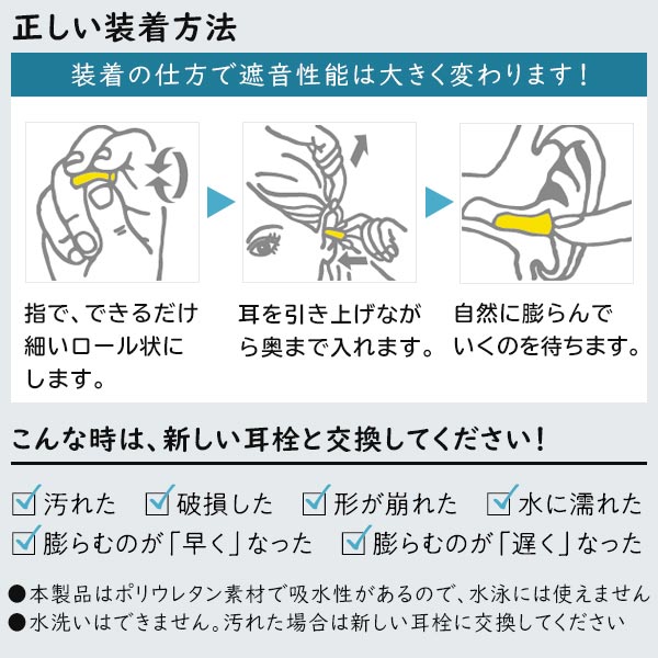 正しい装着方法と交換時期の目安