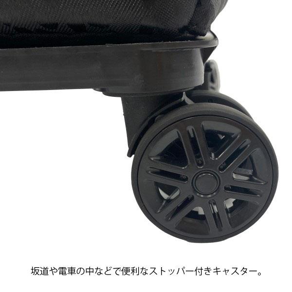 ストッパー付きダブルホイールキャスター