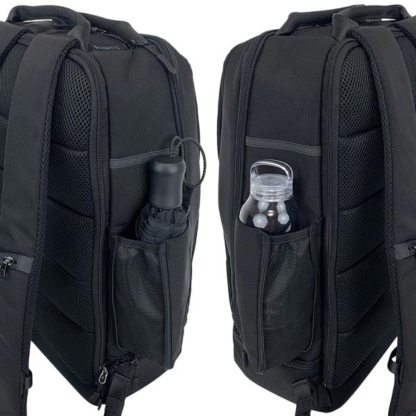 スターツ フレキシブルリュック (32.5L) 毎日使う「備えない防災」リュック 頭部を守るレインポンチョ付き 撥水 15インチPC対応 フェーズフリー認定 KF-05