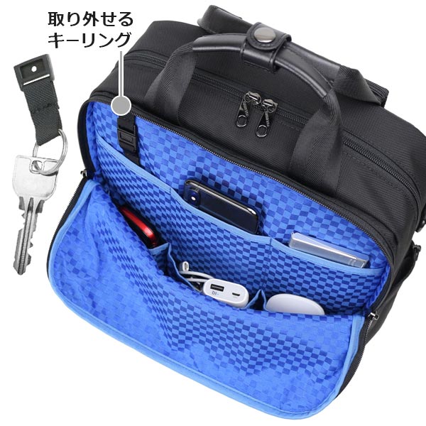 前面上部のポケット