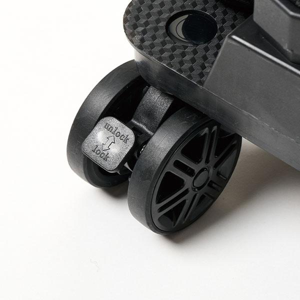 キャスターストッパー付き