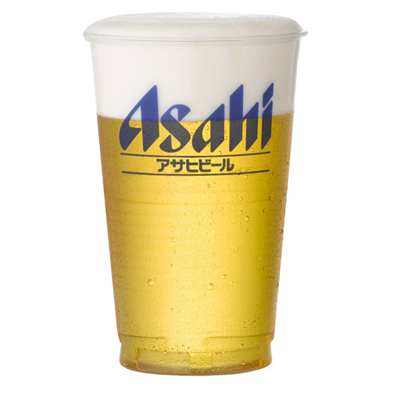 アサヒビール 透明ポリコップ 420ml アサヒビールロゴ入 1000個 ...