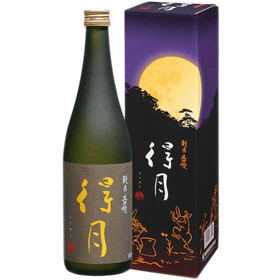 お歳暮 ギフト 日本酒 得月 とくげつ 純米大吟醸 720ml 専用化粧箱入り