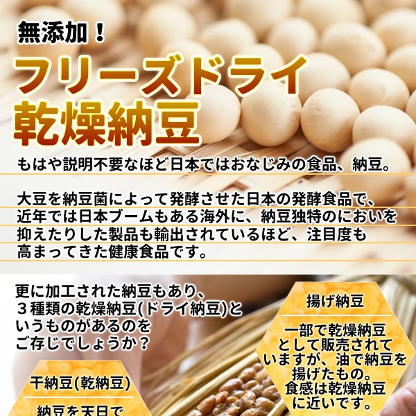 乾燥納豆250ｇ フリーズドライ納豆 メール便送料無料の通販はau PAY マーケット - ヘルシーカンパニー au PAY マーケット店 | au  PAY マーケット－通販サイト