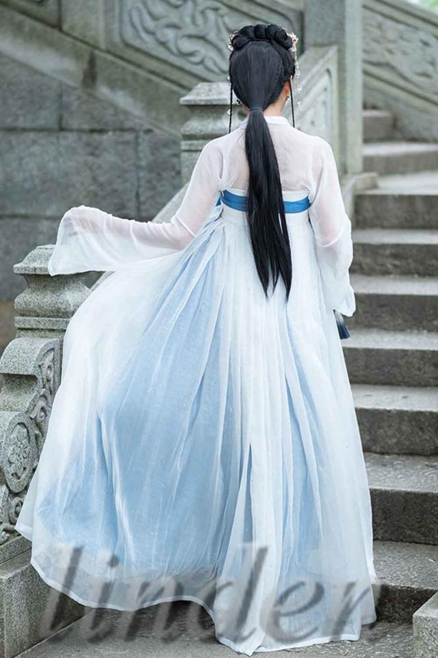 漢服 唐装 漢元素 魏晋風 仙女服 刺繍 星空風 女性 女の子 スカート