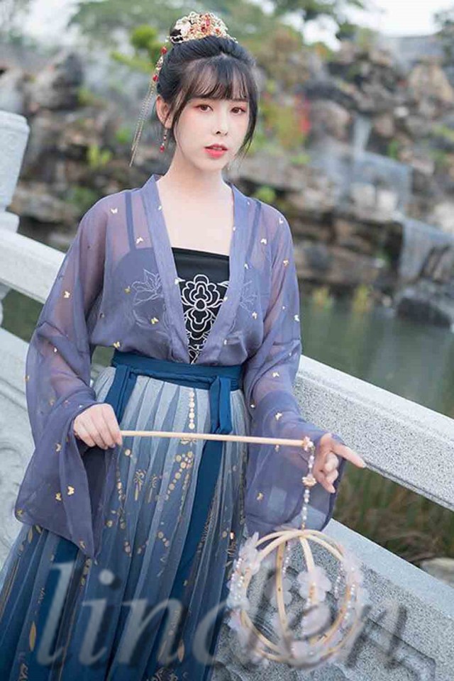 漢服 唐装 漢元素 女性 3点セット 女の子 スカート コス服 中華服 写真