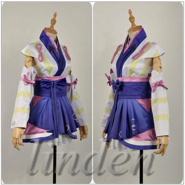 [linden] ラブライブ!サンシャイン!! Sunshine!!　aqours 未熟DREAMER 国木田花丸 風 コスプレ衣装 着物 LoveLive! コスチューム 仮装 linden] ラブライブ!サンシャイン!! Sunshine!! aqours 未熟DREAMER 国